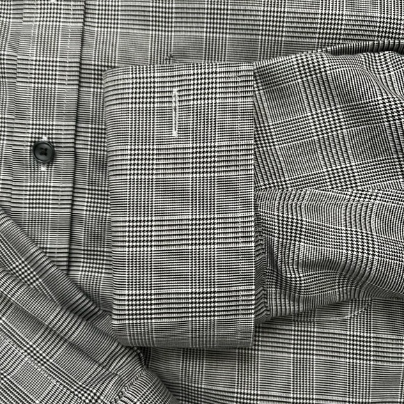 Men’s Tasso Elba Dress Shirt with French Cuffs Sz L - Picture 7 of 8